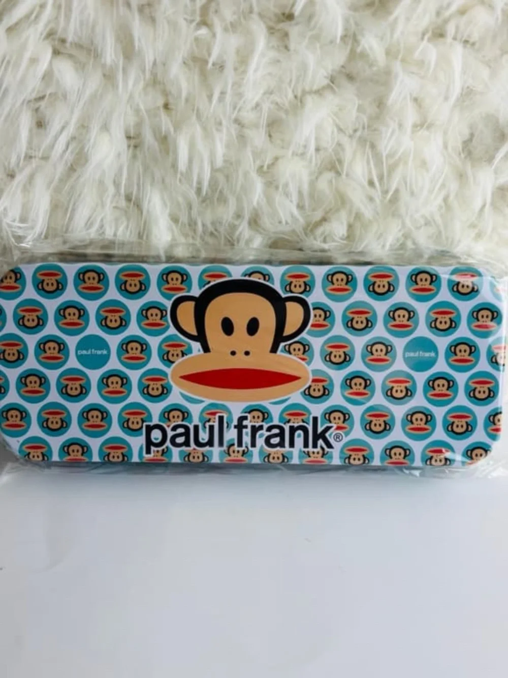 PAUL FRANK METAL DECORATIVE PENCIL CASE~NEW!